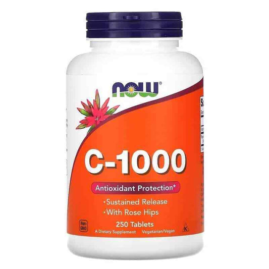 Vitamin C-1000 Sustained Release 250 Vegetarian Tablets Immunity