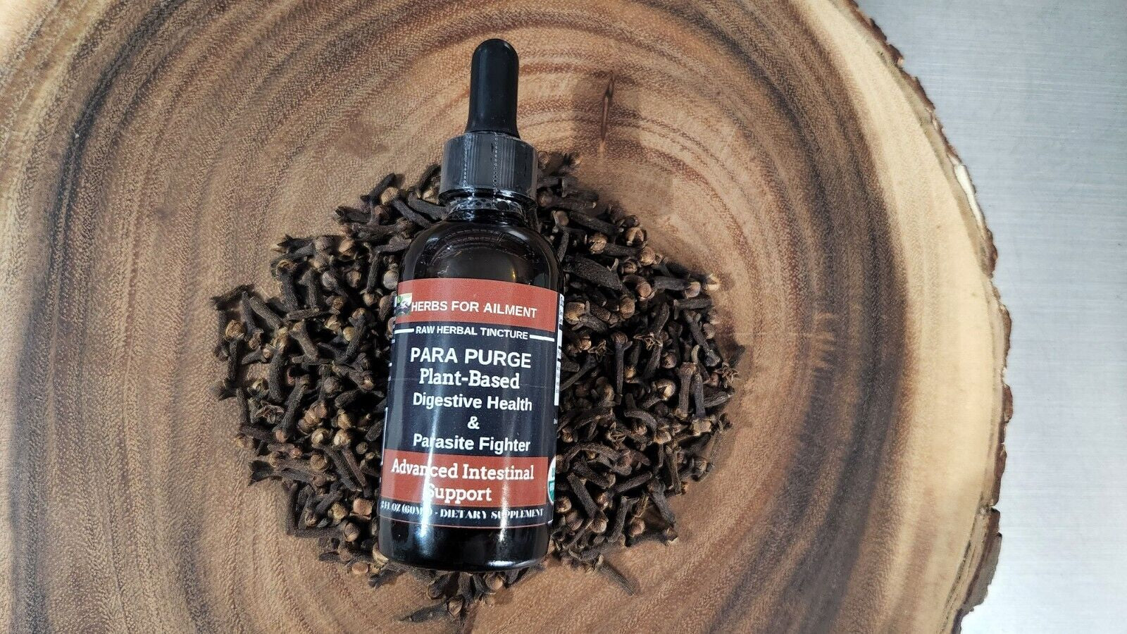 PARASITE CLEANSE TINCTURE BLACK WALNUT, CLOVES, WORMWOOD 2 Oz.