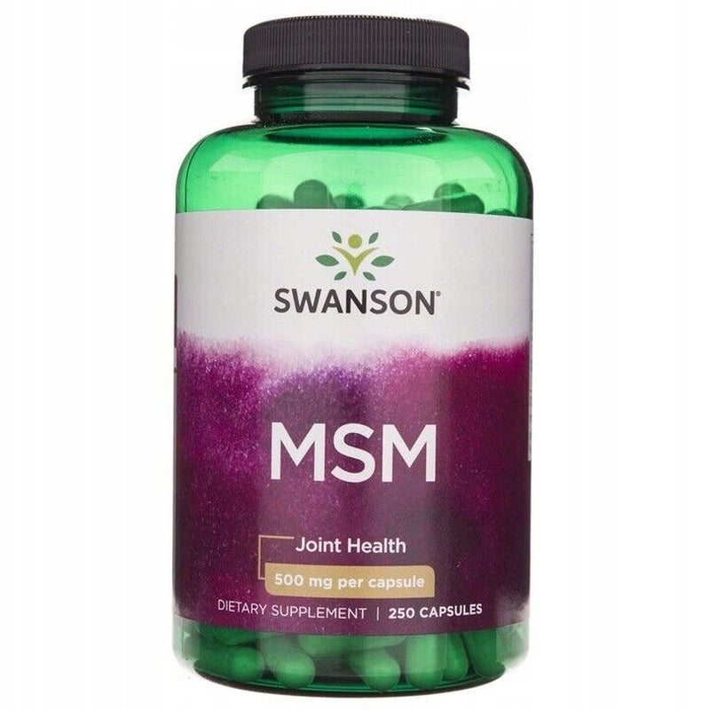 Swanson MSM Organic Sulfur 500Mg 250 Capsules