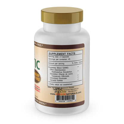 Diabetic Dietary Complex 90 Capsules Made in the USA