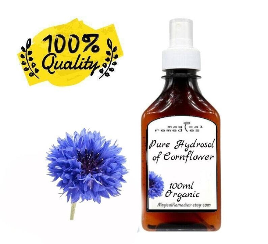 100% Organic Pure Cornflower Hydrosol( Hydrolate) Flower Water Plant Therapy.