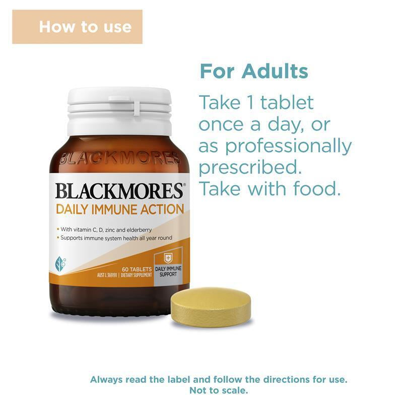 Blackmores Daily Immune Action 60 Tablets