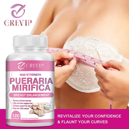 Pueraria Mirifica 1000Mg - Breast Enlargement Menopause Female Hormone Estrogen