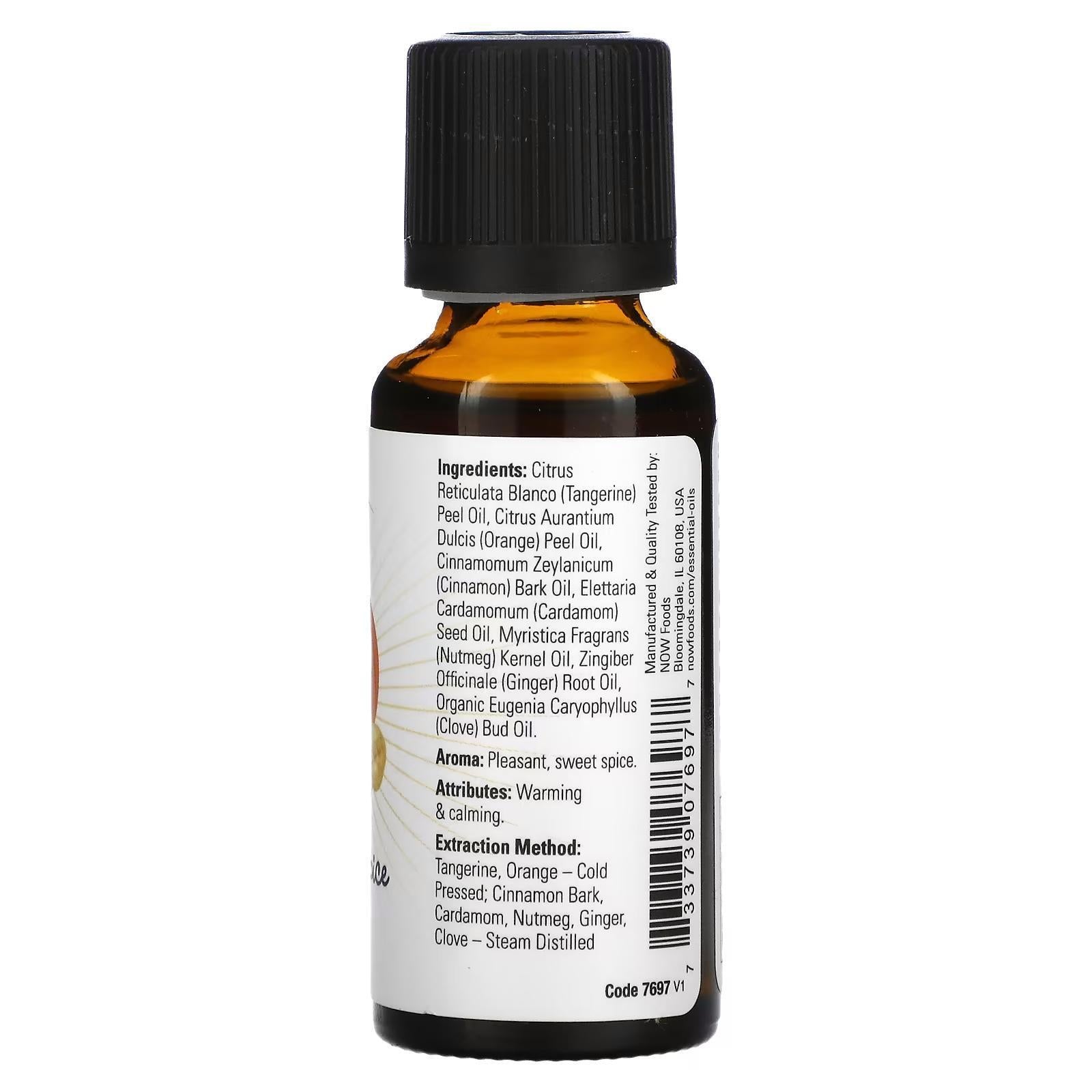 Pumpkin Spice Essential Oil NOW Fall Blend 1 Oz 30Ml Warming and Calming