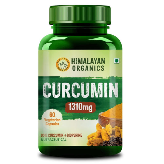 60 Capsules Curcumin with Bioperine 1310Mg Curcuminoids Immune Support