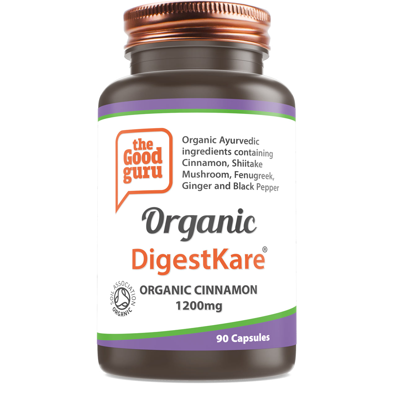 The Good Guru ORGANIC Digestkare Digestive Support Supplements