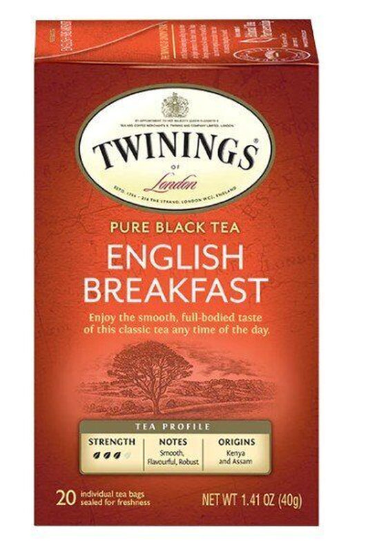 Twinings Teas English Breakfast Tea 20 Bag