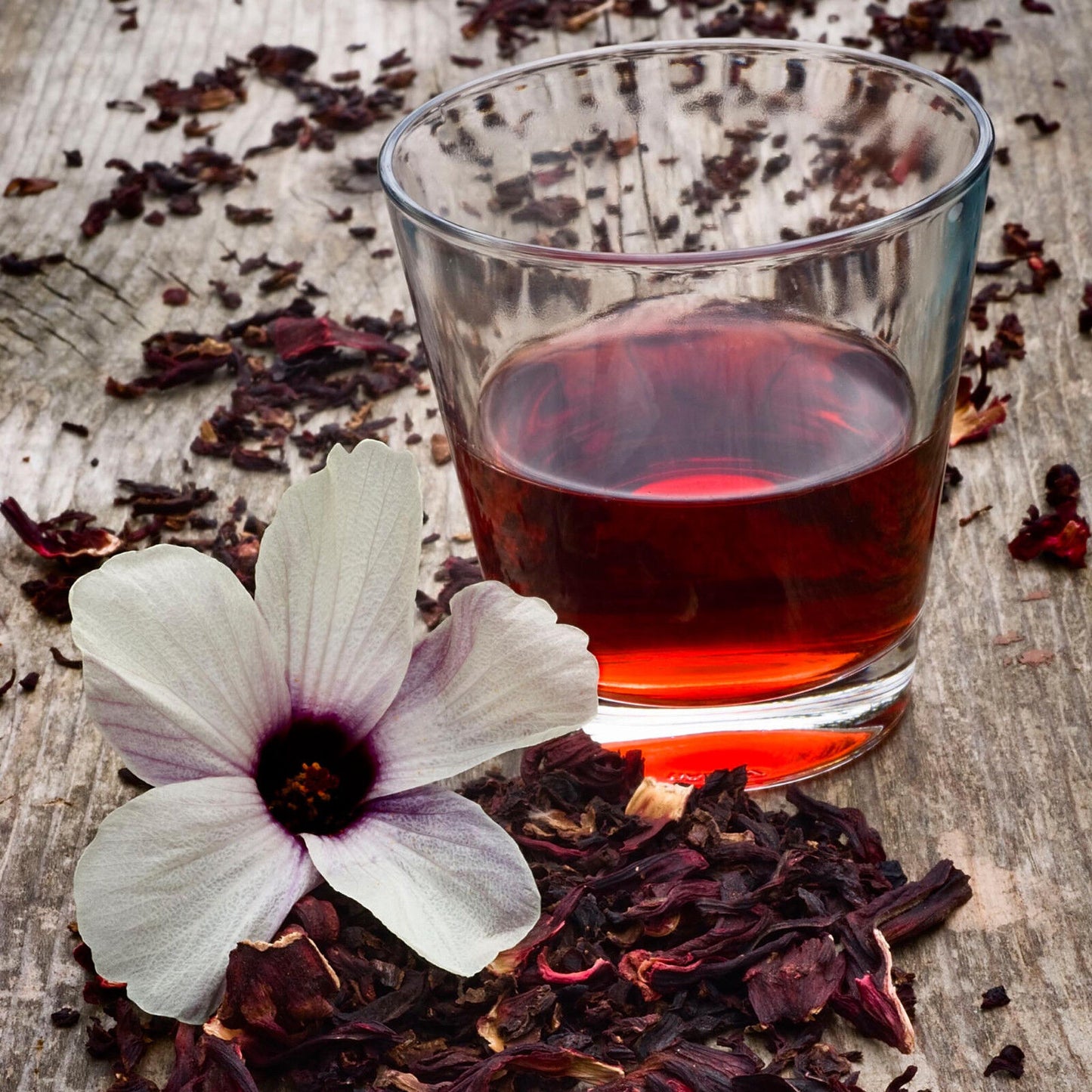 Hibiscus Tea Bags (30 Bags) All-Natural Caffeine-Free Hibiscus Flower Herbal Tea