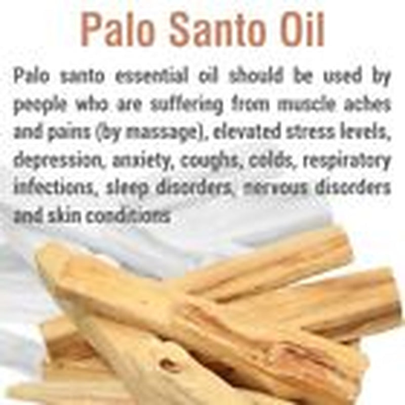 Palo Santo 100% Pure & Natural Essential Oil - [10Ml - 25 Ltr].