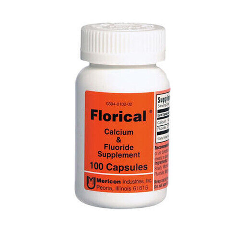 Florical Calcium and Fluoride Supplements Capsules 100