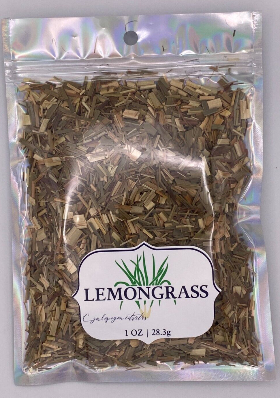 Lemongrass Cut & Sifted USDA Certified Organic Natural 28.3G Zesty Herb 1 OZ Bag