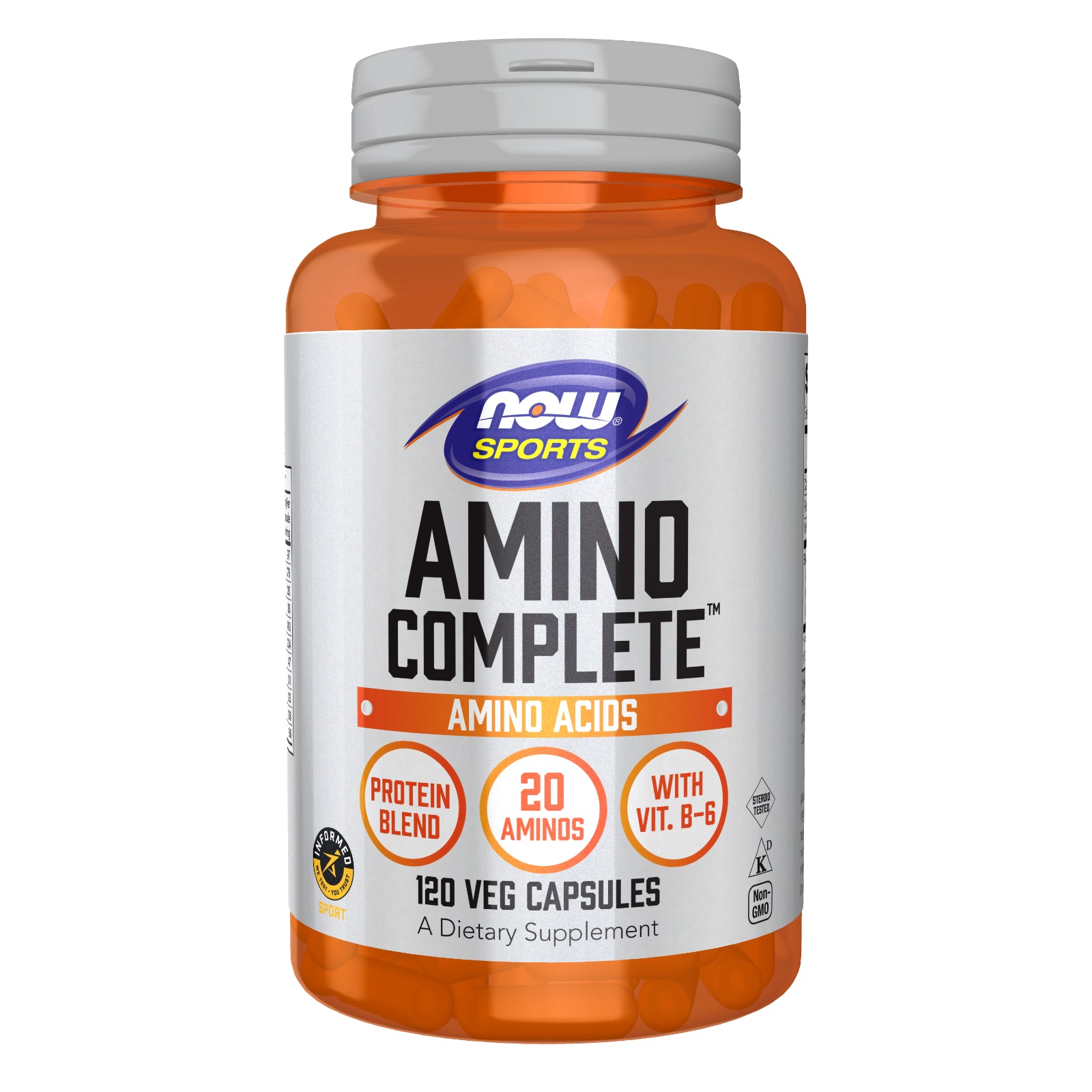 NOW Foods Amino Complete, 120 Veg Capsules - Protein Building Blocks