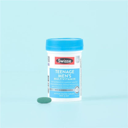 Swisse Teenage Ultivite Men'S Multivitamin 60 Tablets