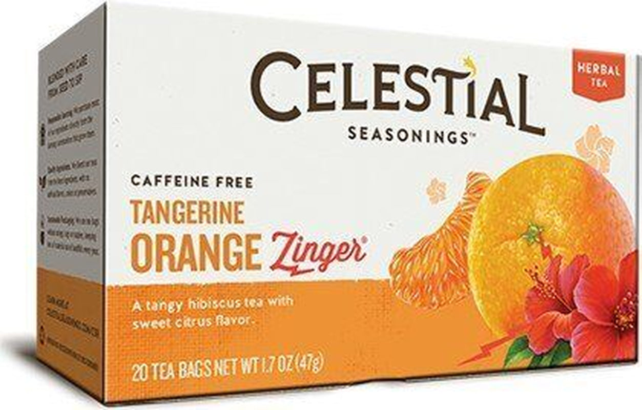 Celestial Seasonings Tangerine Orange Zinger Tea 20 Bag