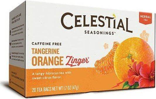 Celestial Seasonings Tangerine Orange Zinger Tea 20 Bag