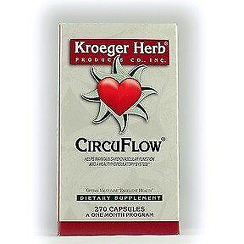 Kroeger Herbs Circu Flow 270 Capsule