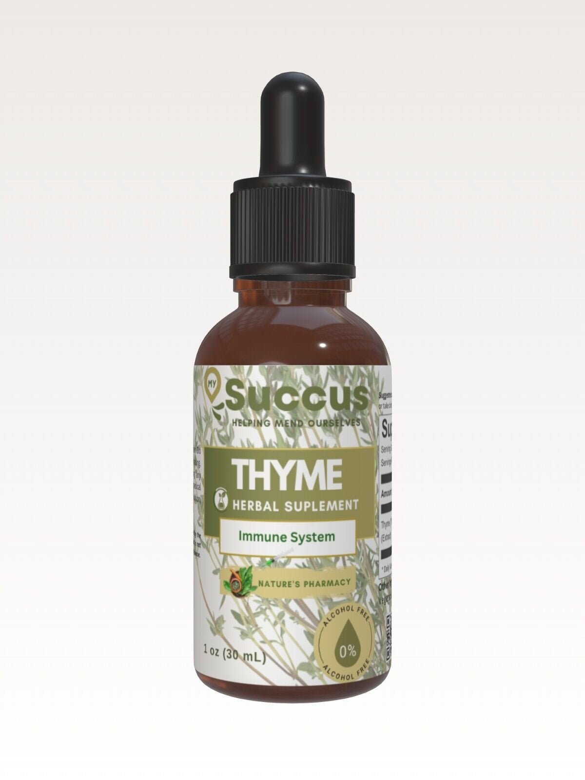 Thyme Tincture - (Immune System) - Alcohol Free