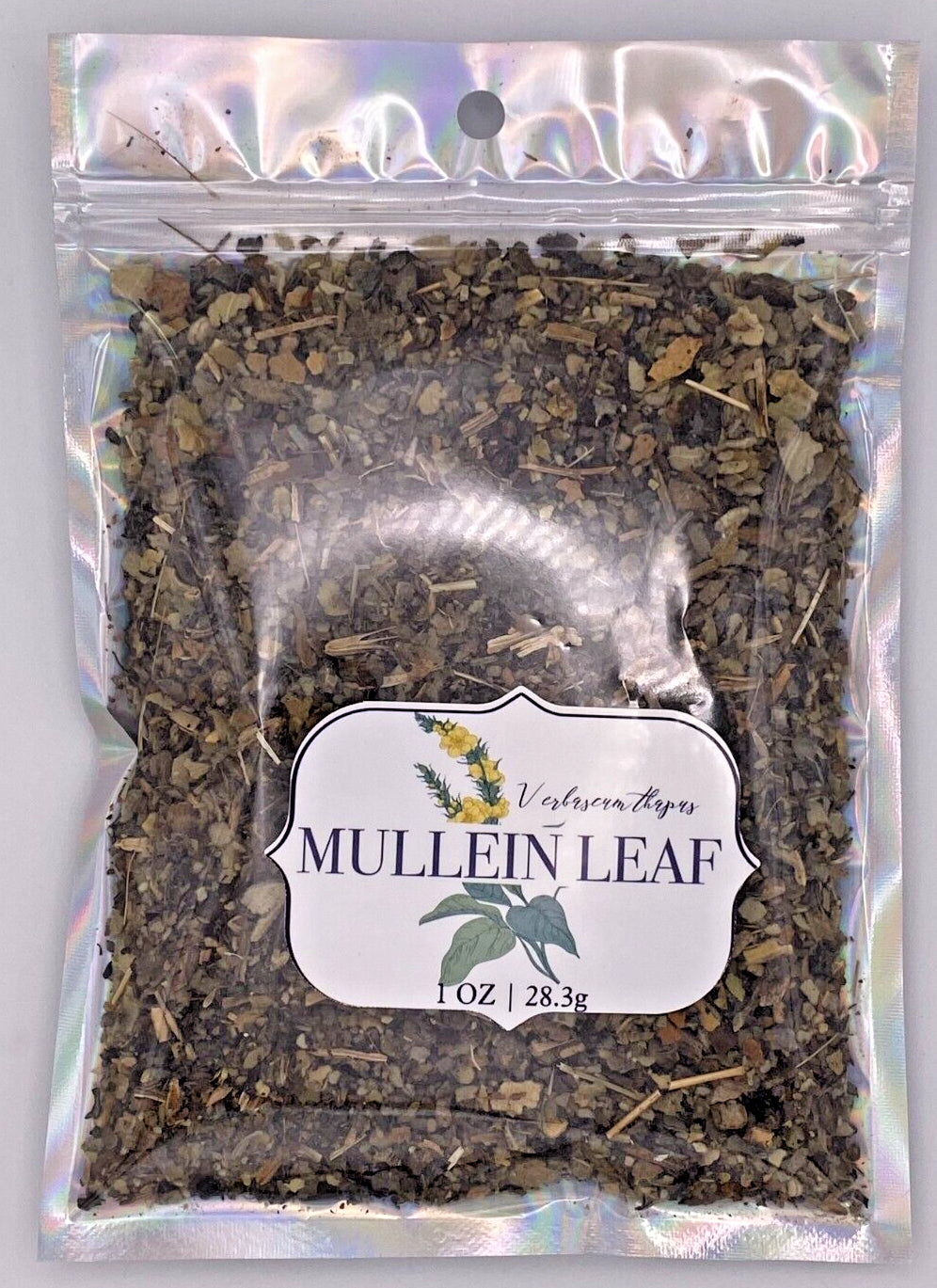 Mullein Leaf Cut & Sifted Organic Certified  Herb 28.3G 1 Oz Breath Lungs