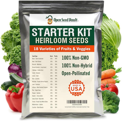 Organic Seeds Kit NON GMO| 15,000 Non GMO Organic Heirloom ..