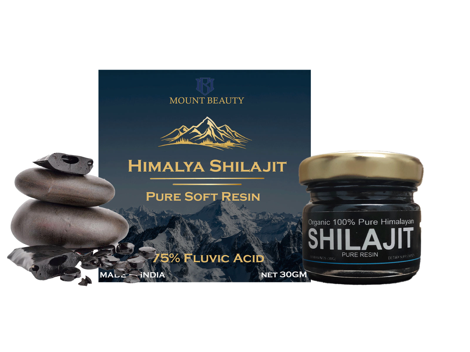 HIMALAYAN Shilajit 30 Gram Exp.2027 Organic Extremely Potent 180 SERVINGS