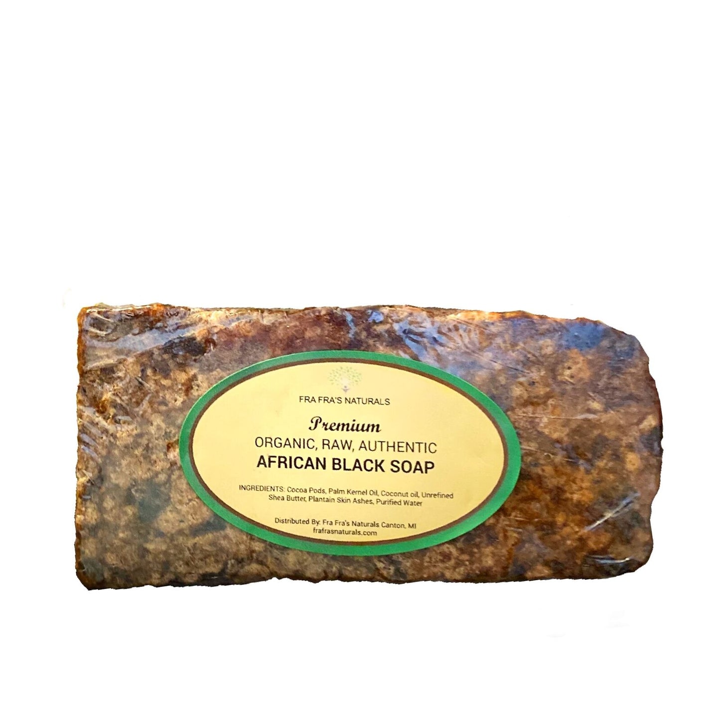 Fra Fra'S Naturals Pure Organic Raw Unrefined African Black Soap - 1 Lb