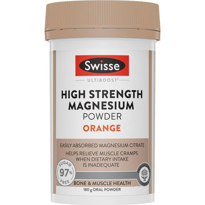 Swisse High Strength Magnesium Powder Orange 180G