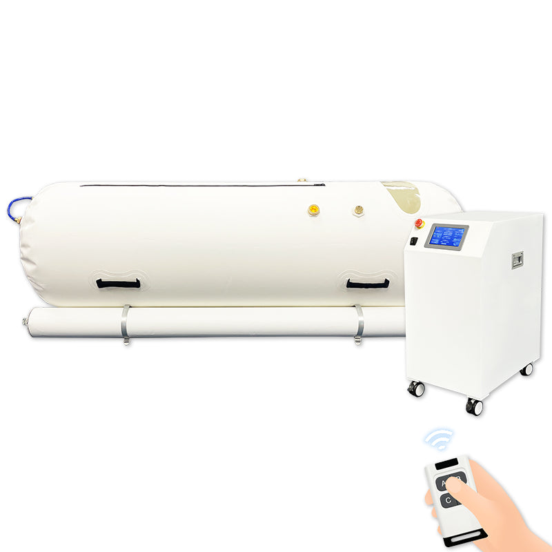 Portable Soft Horizontal Hyperbaric Oxygen Chamber for Home