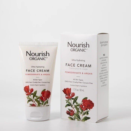 Nourish Organic Ultra Hydrating Face Cream 1.7 Oz Cream