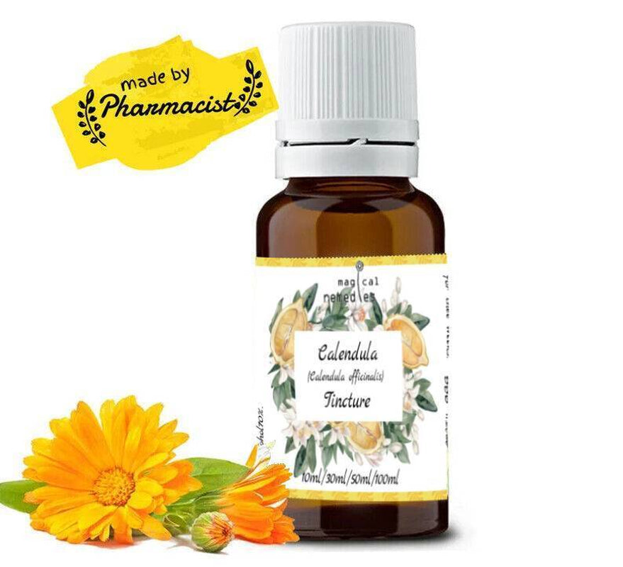 Calendula Flower, Aka Marigold Flower, (Calendula Officinalis) Tincture. All Nat