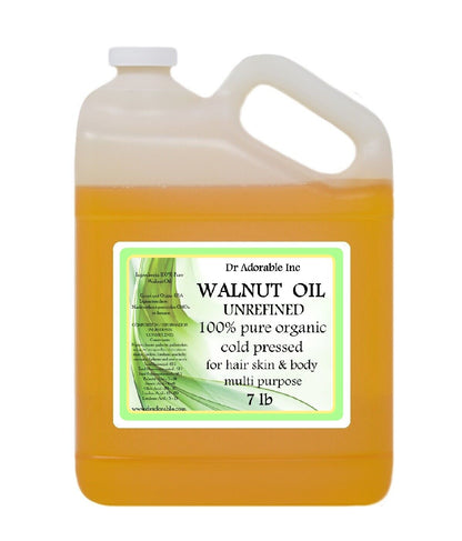 Premium Walnut Oil Unrefined Pure Organic Fresh Cold Pressed