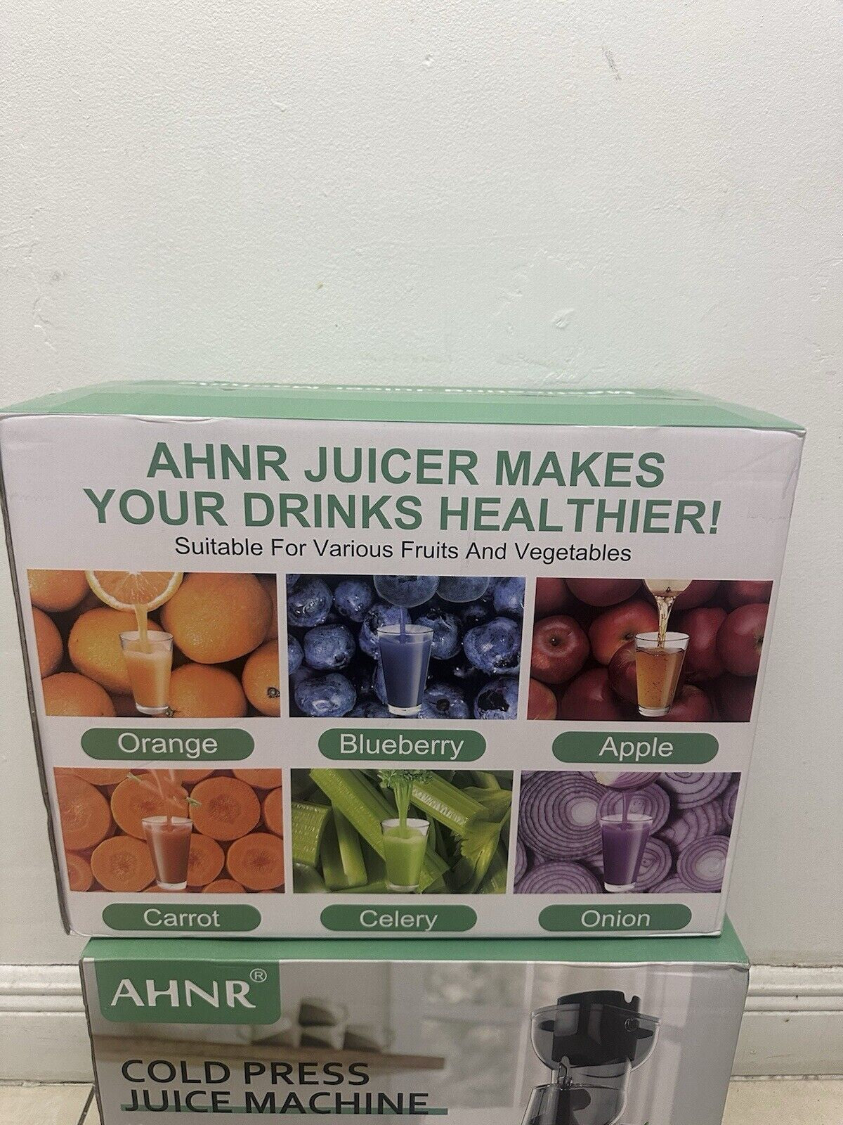 AHNR Cold Press Juicer Machines,300W Slow Masticating Juicer