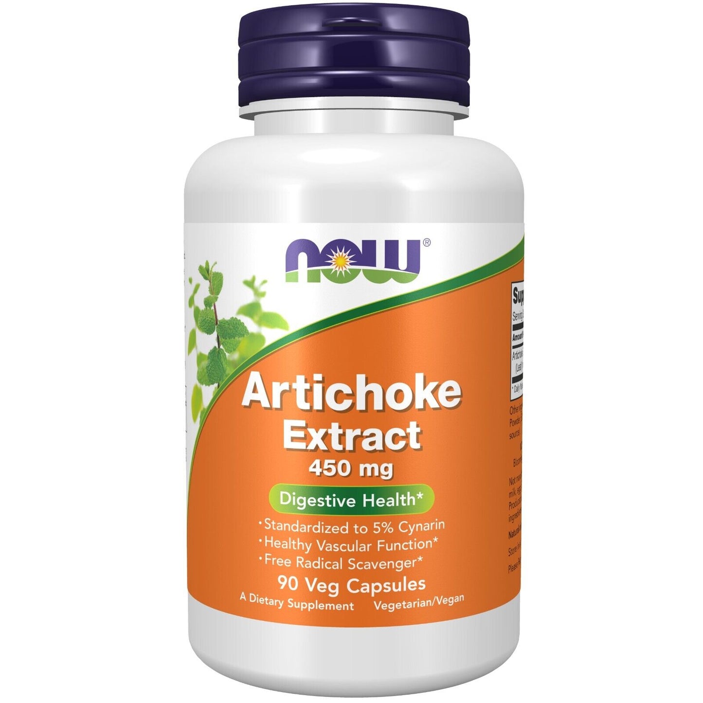 Artichoke Extract 450 Mg, 90 Veg Capsules