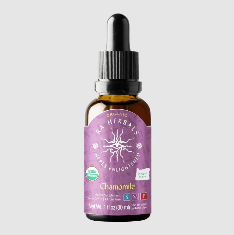 Organic Chamomile Tincture - MIND & BODY CALMING