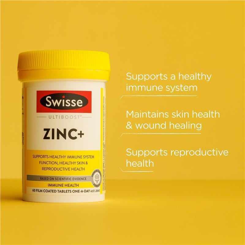 Swisse Zinc+ 60 Tablets