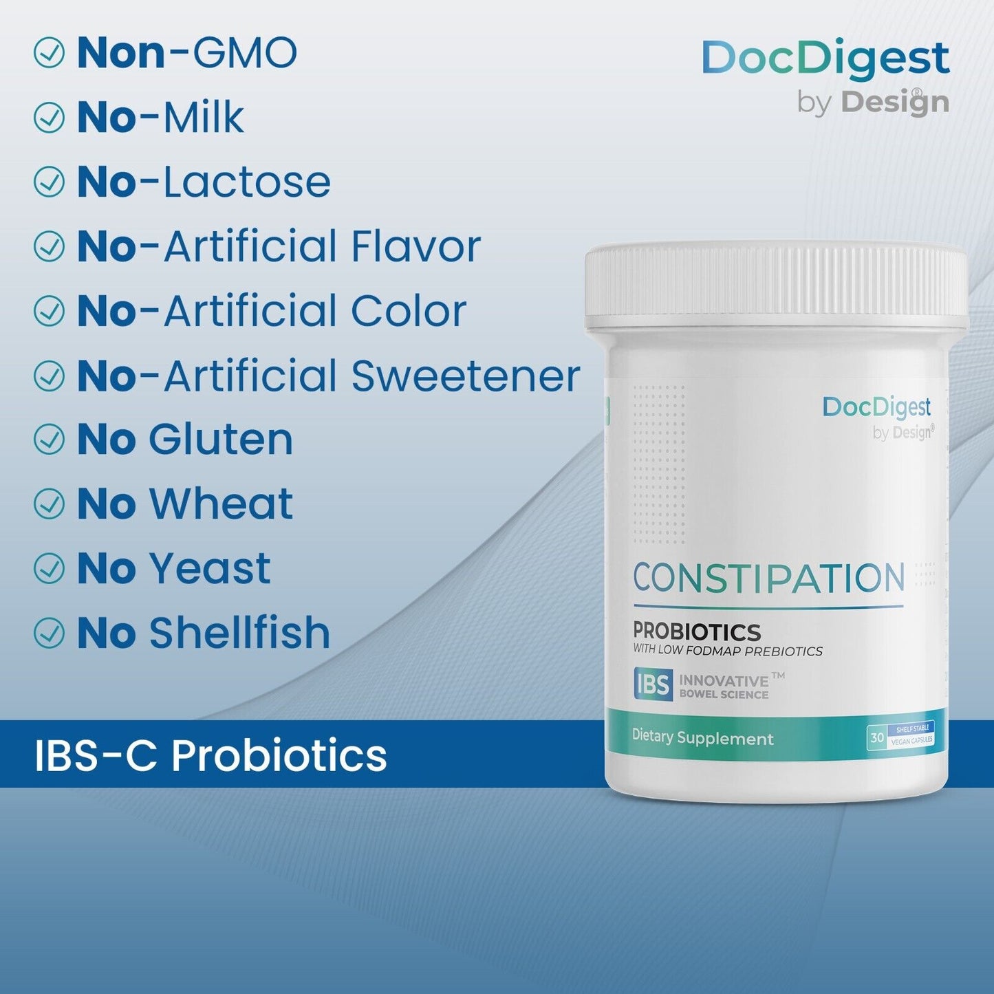 IBS-C Constipation Relief Probiotics