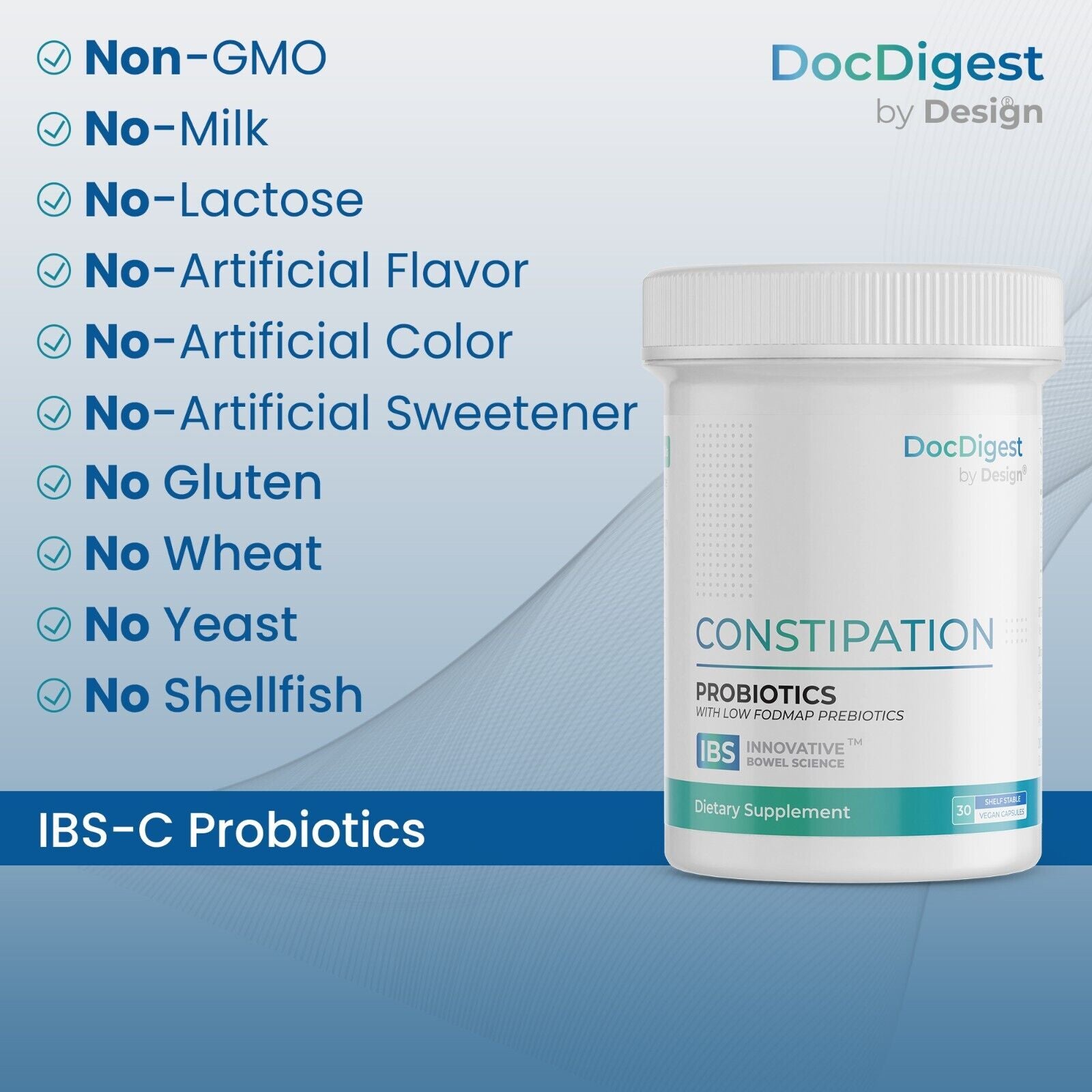 IBS-C Constipation Relief Probiotics