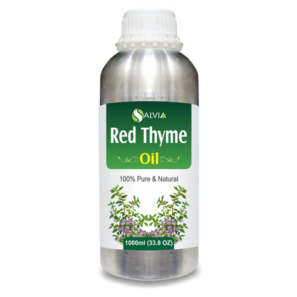 Red Thyme (Thymus Vulgaris) 100% Pure & Natural Essential Oil - [10Ml - 25 L].