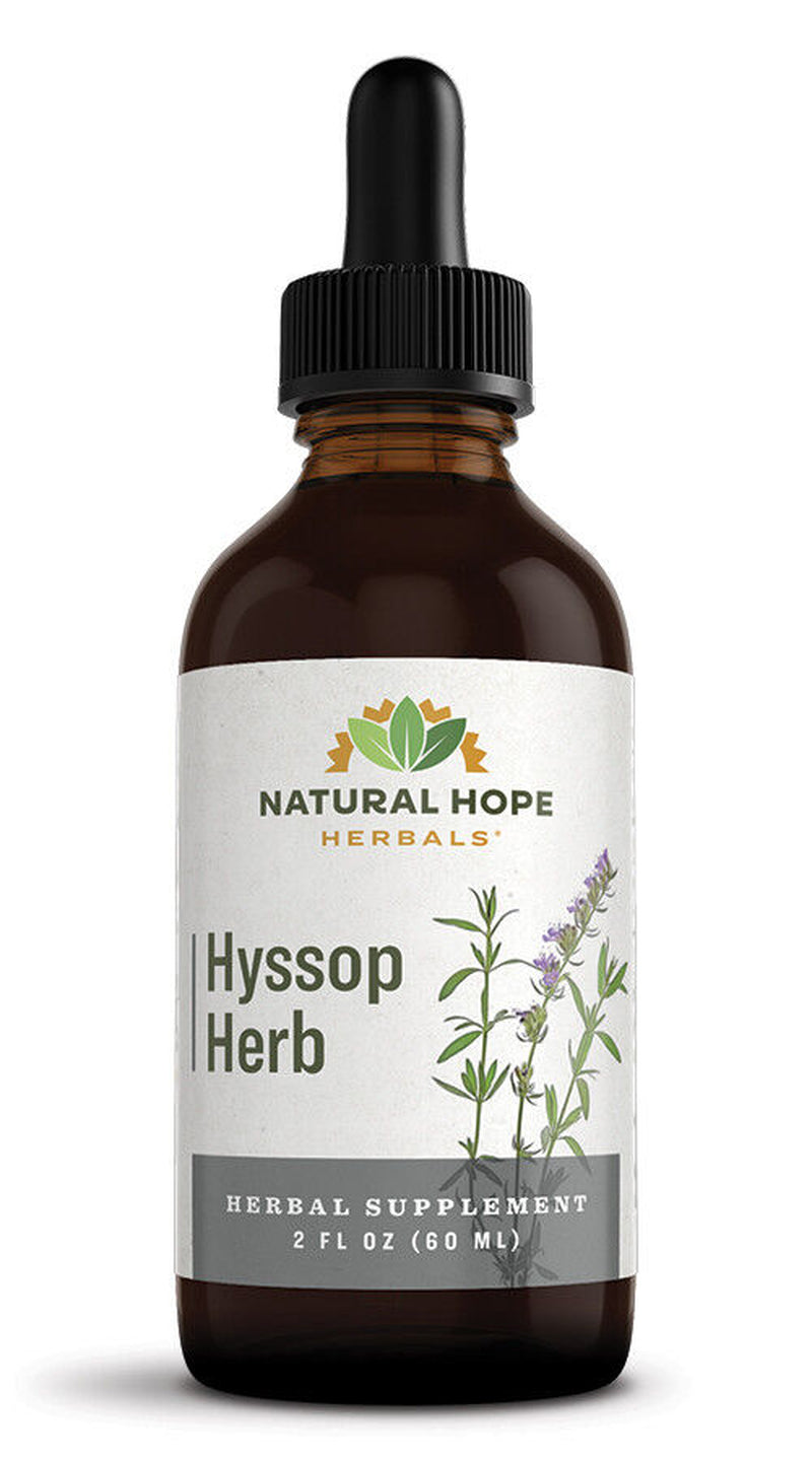 HYSSOP FLOWERING HERB Single Liquid Extract Herbal Tincture Made in USA