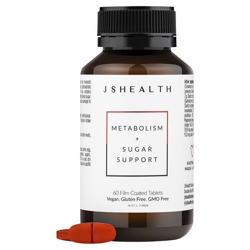 JSHEALTH Metabolism + Sugar Support Formula 60 Tablets