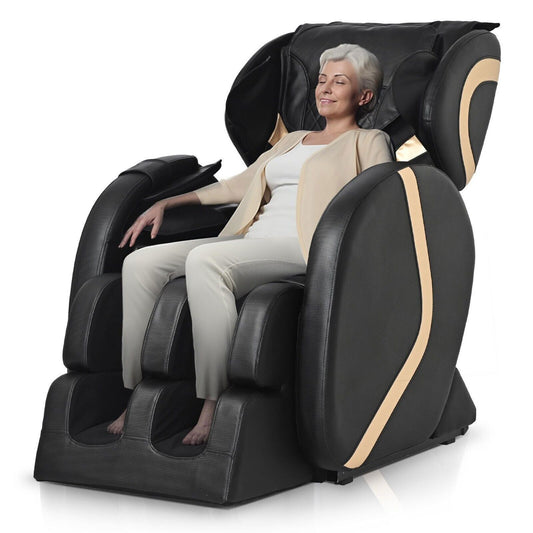 Full Body Shiatsu Massage Chair Air Pressure Recliner ZERO GRAVITY W/Foot Airbag