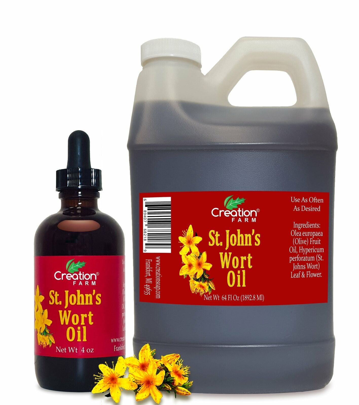 St. Johns Wort Oil - Premium Fresh St. Johns Wort Flower Infusion from Creation