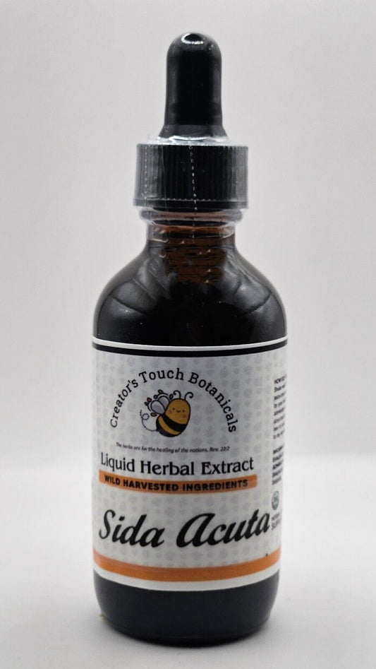 SIDA ACUTA LEAF, LIQUID HERBAL TINCTURE 2 FL. OZ. LYME (Sida Carpinifolia)