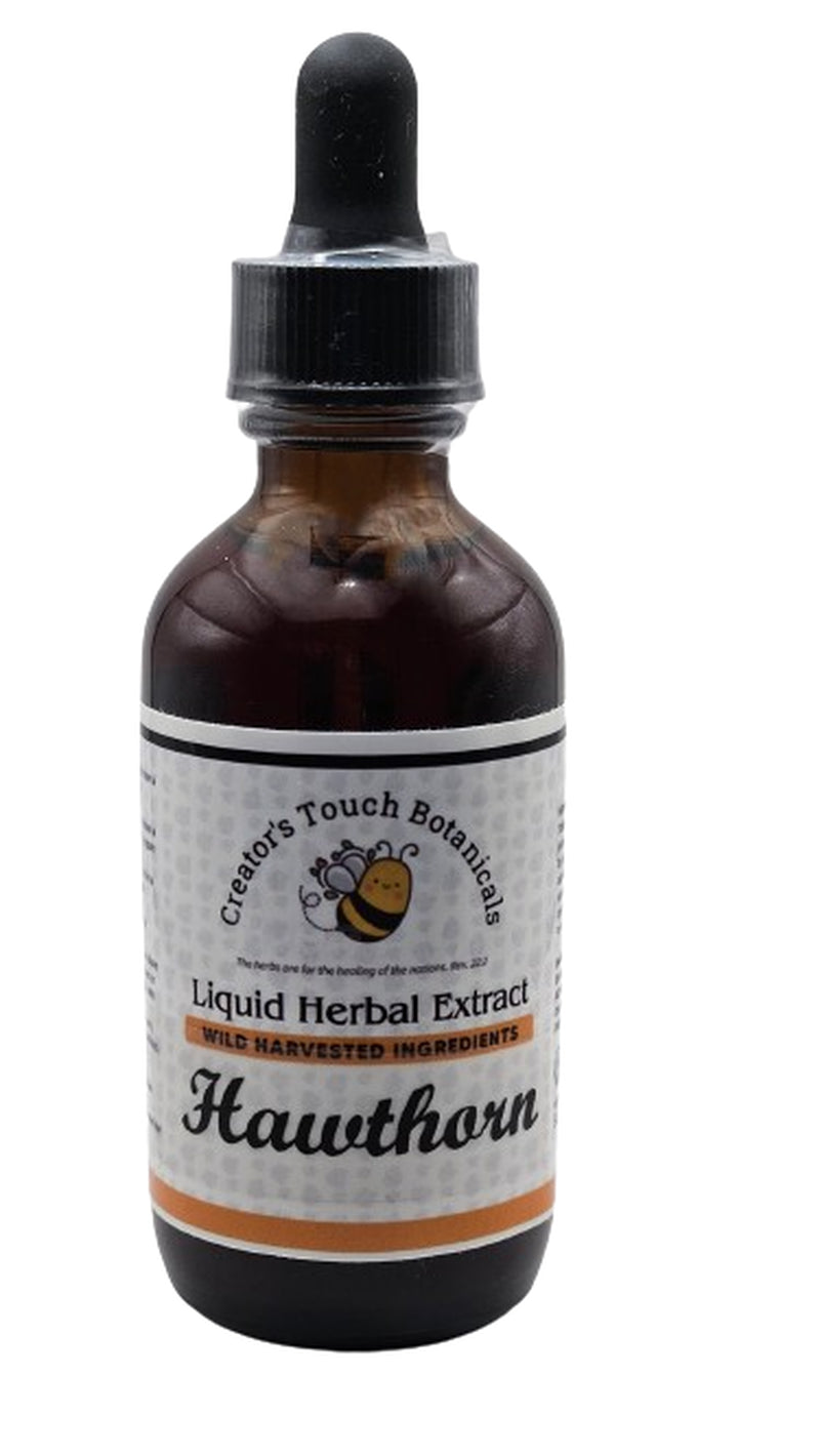 Hawthorn Berries Herbal Tincture Organic, 2Oz, Heart, Digestive, Stress