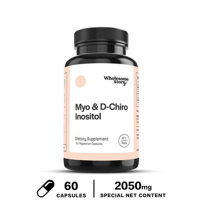 Wholesome Story Myo & D-Chiro Inositol - Equilibrio Hormonal Y Ovario Saludable