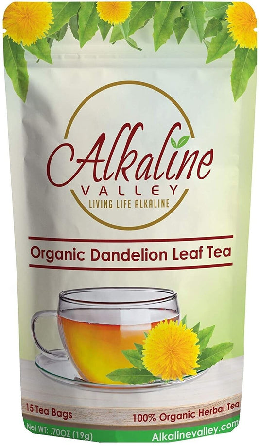 Dandelion Leaf Tea or Diente De Leon Organic - 15 Unbleached Tea Bags