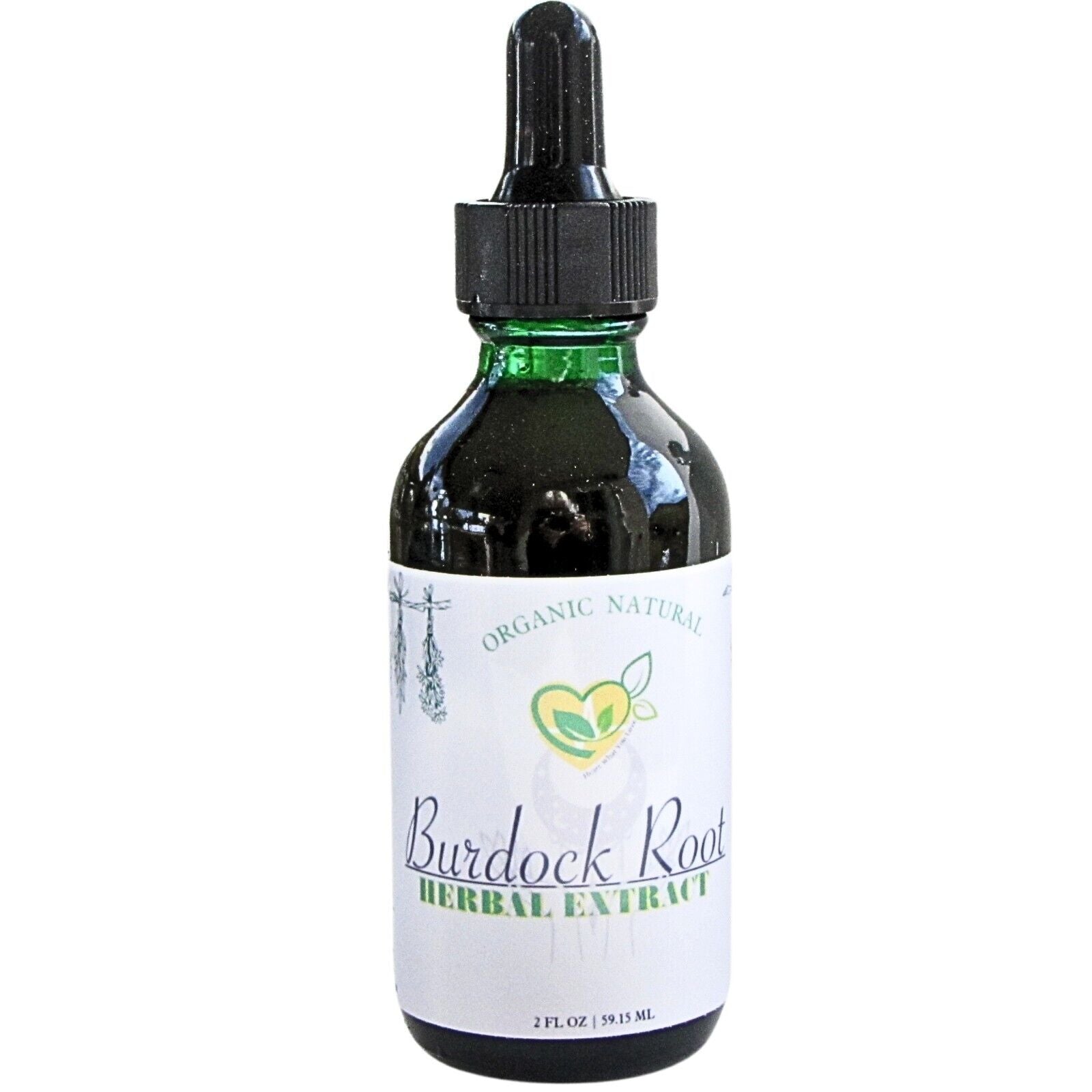 Burdock Root Extract Non-Alcohol Tincture Liquid Herbal Drops Natural DETOX 2Oz