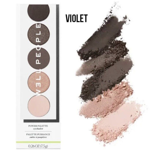 Natural Mineral Eyeshadow Well People Power Palette - Violet - 0.26Oz