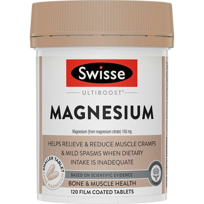 Swisse Ultiboost Magnesium 120 Tablets