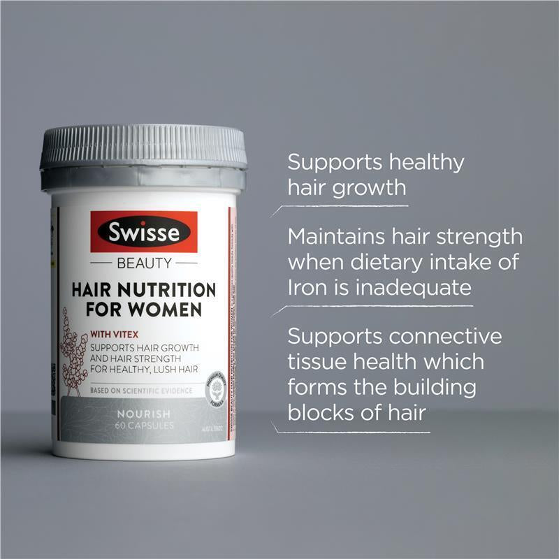 Swisse Hair Nutrition for Women 60 Capsules