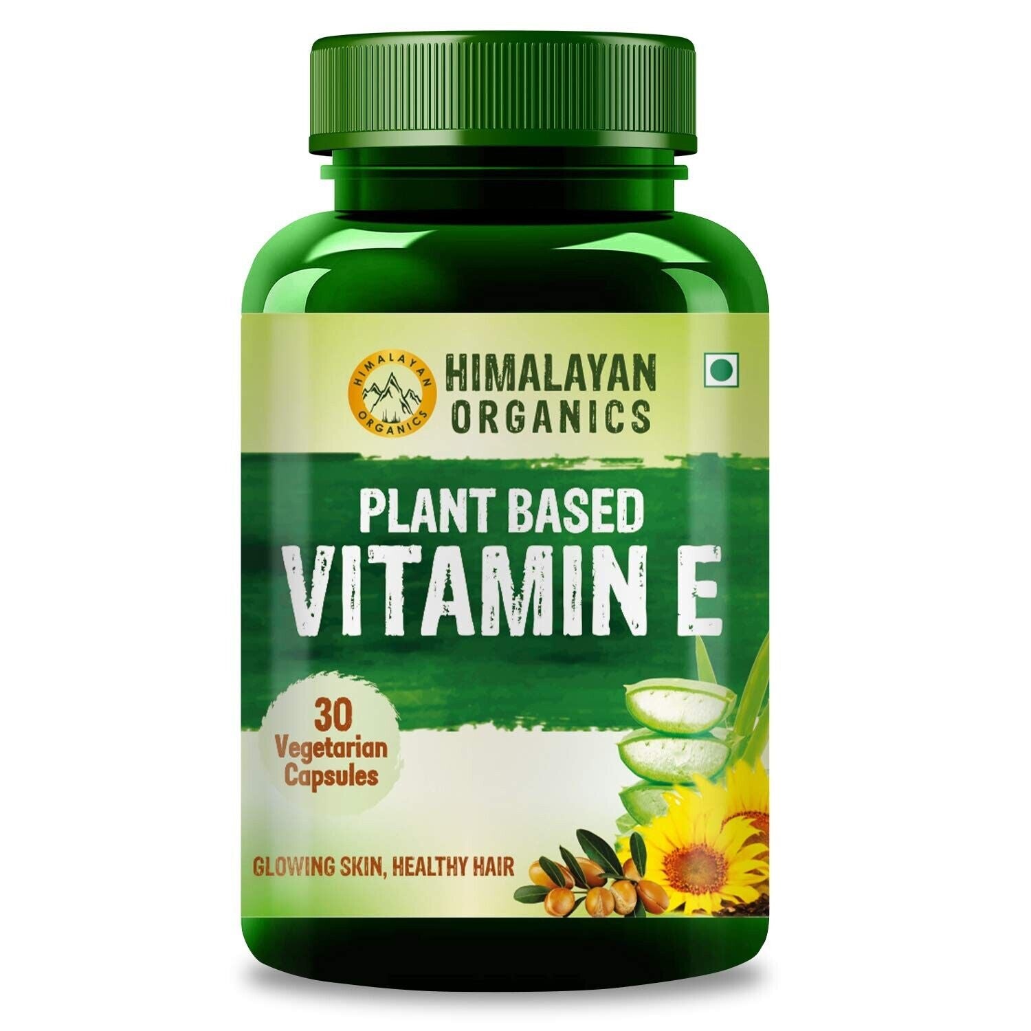 60 Capsulesplant Based Vitamin E Capsules Non GMO Sunflower Oil Aloevera